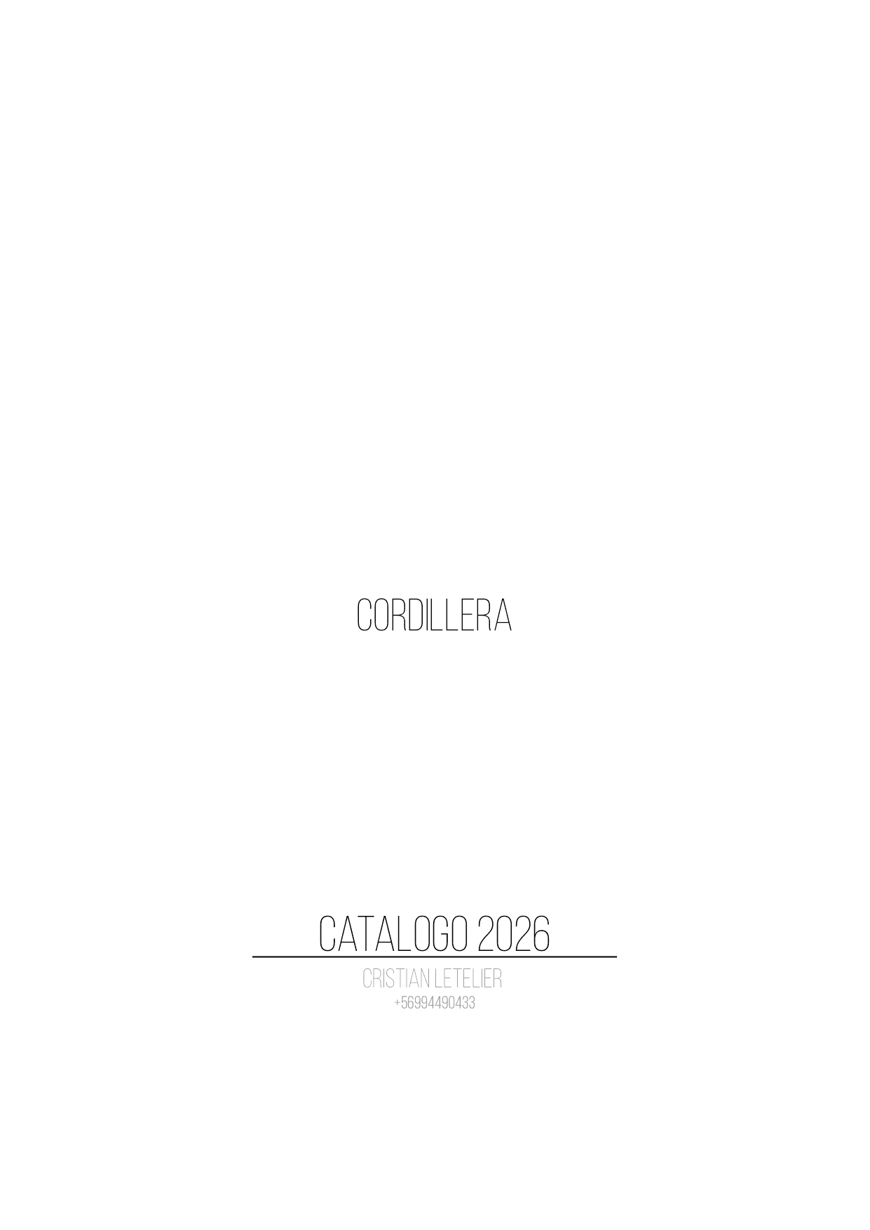 Portada del catálogo Montaña