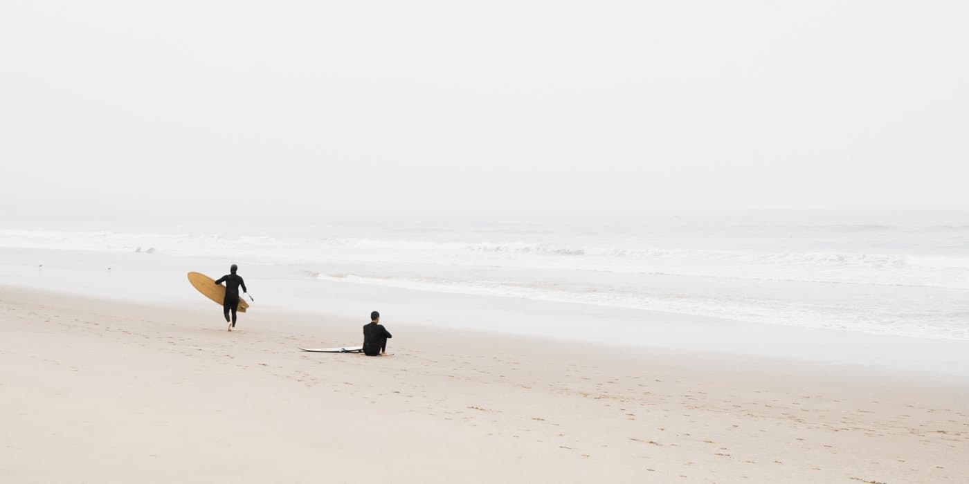 Playa — Mar, bruma y litoral